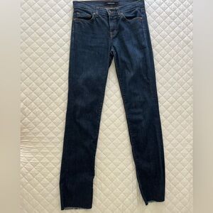 J Brand Women's Deep Indigo Straight Leg Jeans